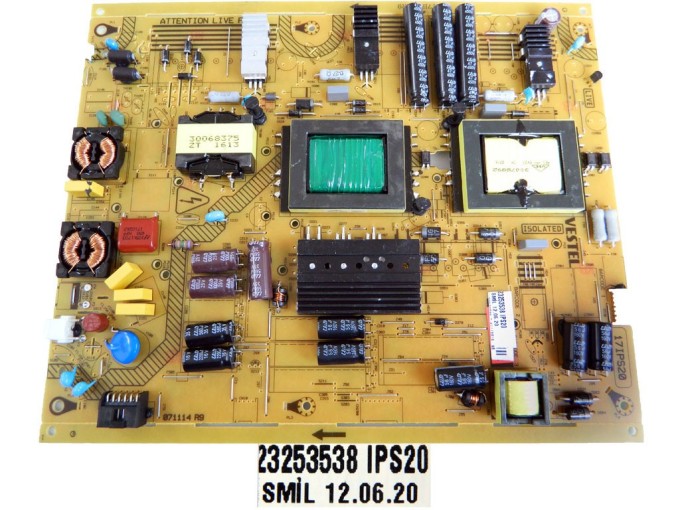 LCD modul zdroj 17IPS20R9 / SMPS POWER BOARD Vestel 23253538