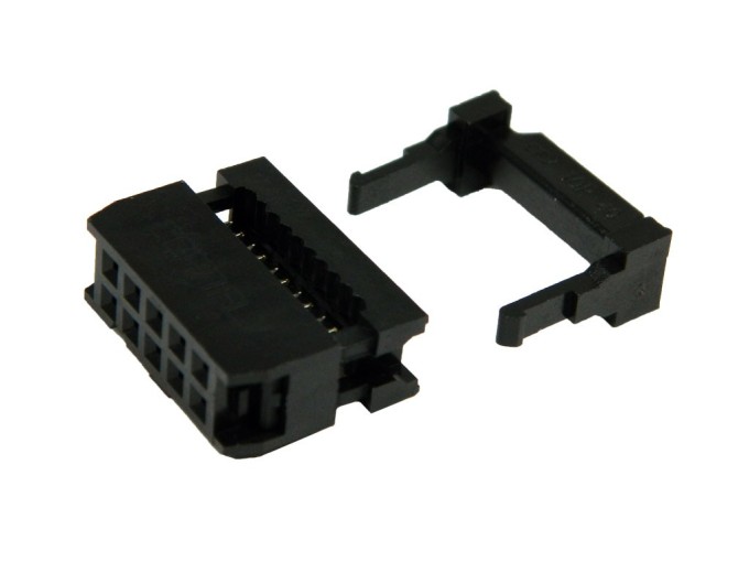 IDC Konektor 10pin Zástrčka/Samice na Plochý Kábel