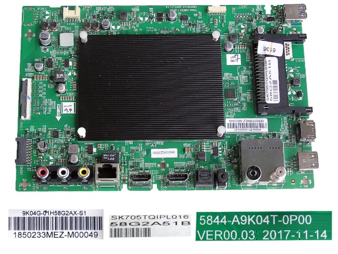 Základná doska Metz 58G2A51B / Main board 1850233MEZ-M00049