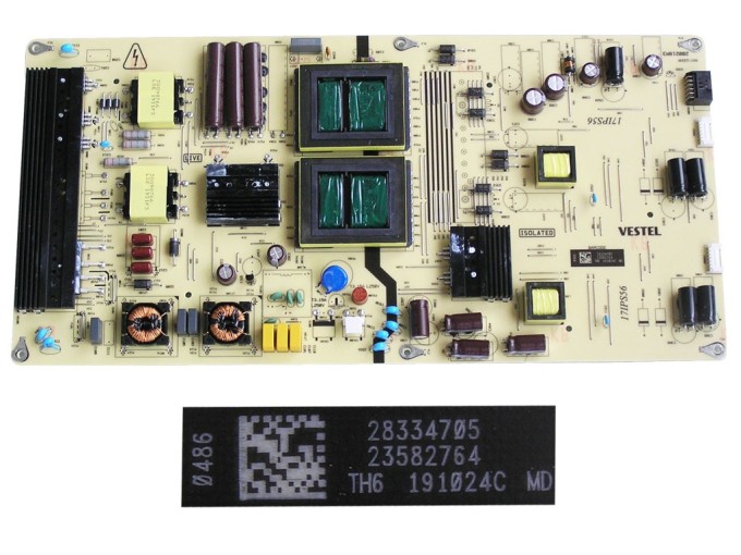 LCD napájací modul 17IPS56 / SMPS POWER BOARD Vestel 23582764