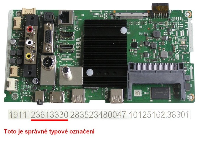 LCD základná doska 17MB230 pre Hyundai ULW65TS643SMART a Gogen TVU65W652STWEB