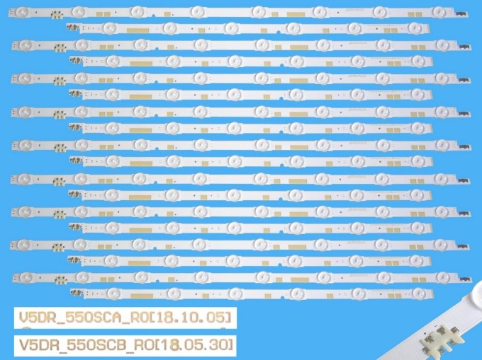 LED podsvietenie pre Samsung 55" - sada 18 pásikov BN96-38481A a BN96-38482A
