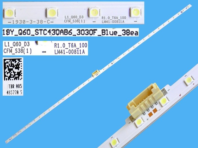 LED podsvit EDGE 462mm pre Samsung 43Q série