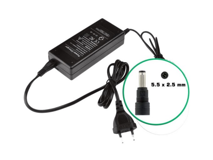 Univerzálny impulzný napájač 42V / 2A pre HOVERBOARD, E-SCOOTER a E-BIKE