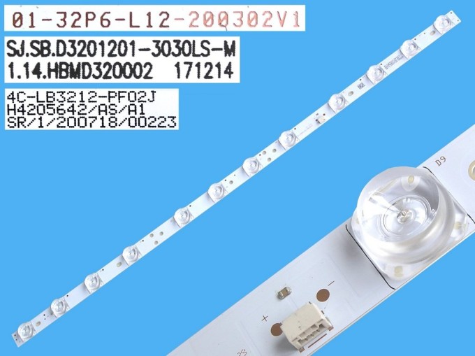 LED podsvit 590mm, 12 D-LED pre TCL a Thomson