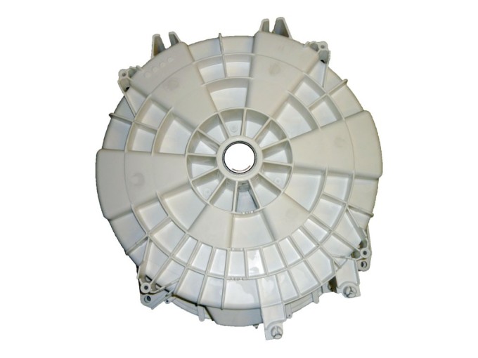 Vaňa bubna VESTEL 20790585 - zadná časť s ložiskami pre práčky