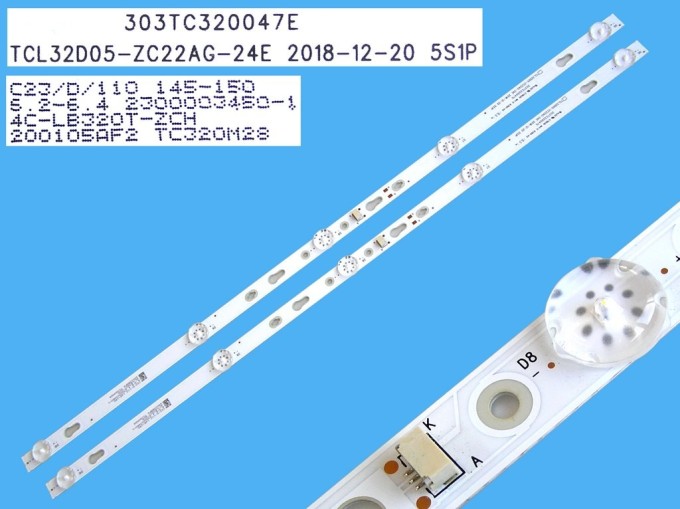 LED podsvit pre LCD TV 32" - sada 2 pásky 565mm