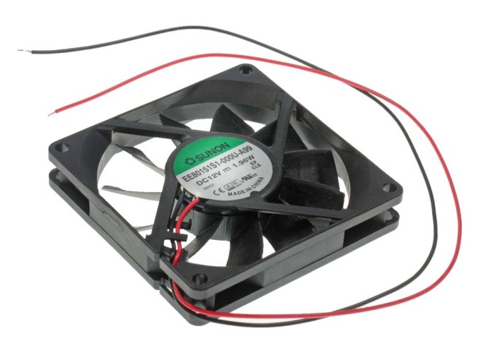 Ventilátor Sunon EE80151S1-000U-A99 80x80x10mm 12V 163mA