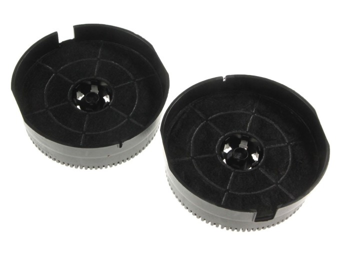 Uhlíkový filtr do digestoře TYP 58 / FKS380, priemer 143 x 49 mm, sada 2 ks