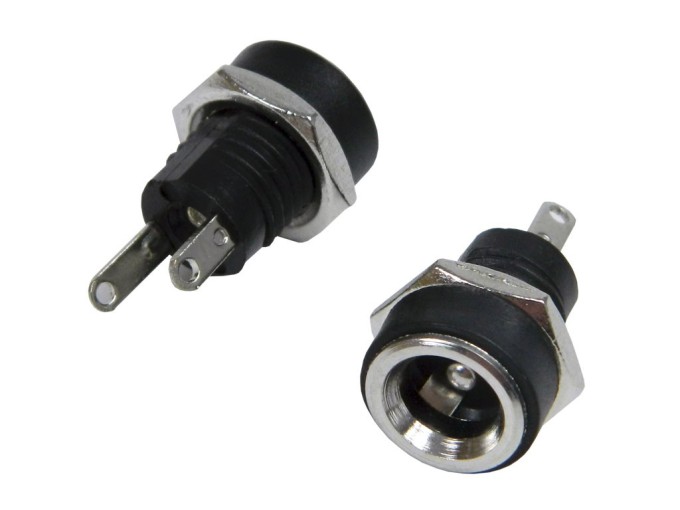 Panelový napájací konektor 5.5 x 2.1mm WY48