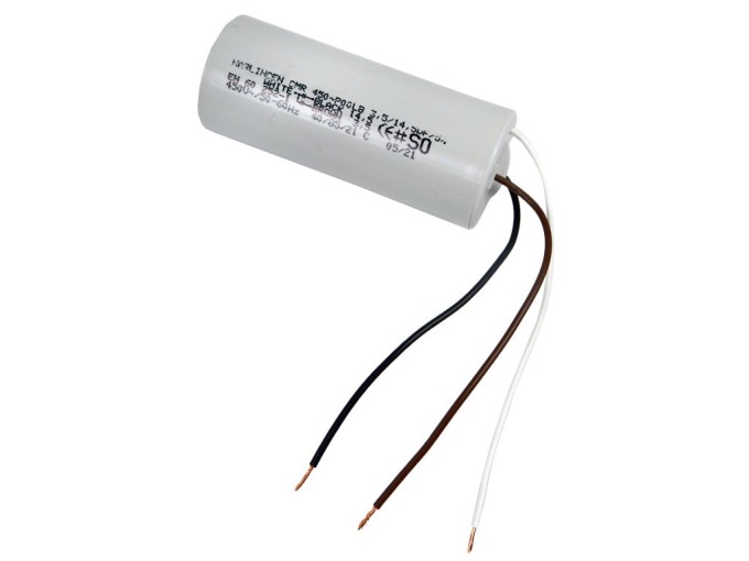 Dvojitý rozbehový kondenzátor 3,5uF / 14,5uF 450V