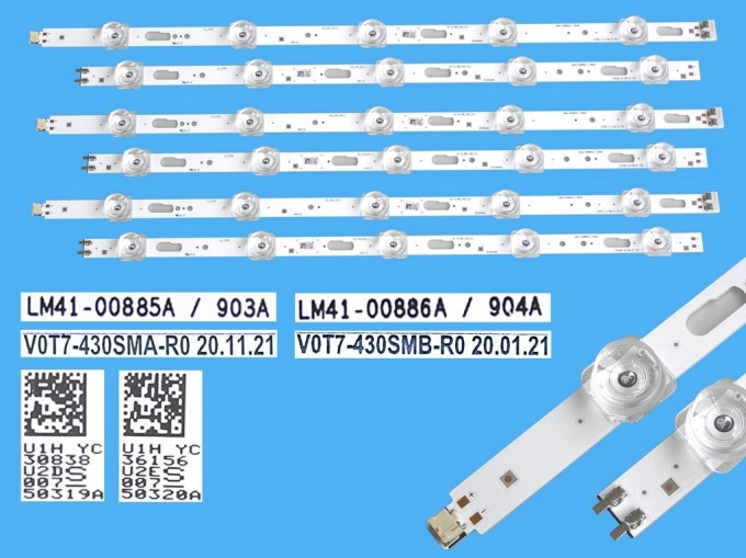 Sada LED podsvietenia Samsung V07T-430SM pre LCD panely 43"
