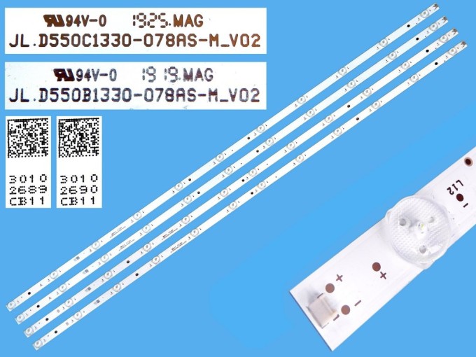 LED podsvit 1050mm pre LCD TV Vestel - sada 4 pásky