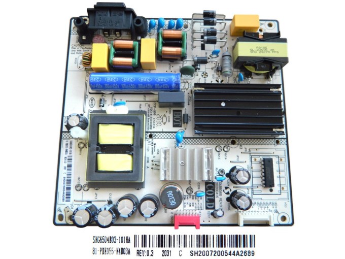 LCD modul zdroj SHG6504N03-101HA pre TV LG 55UN70003LA