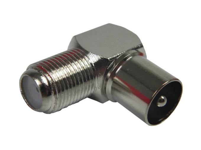 Anténna redukcia F / IEC samec - uhlová 90 stupňov