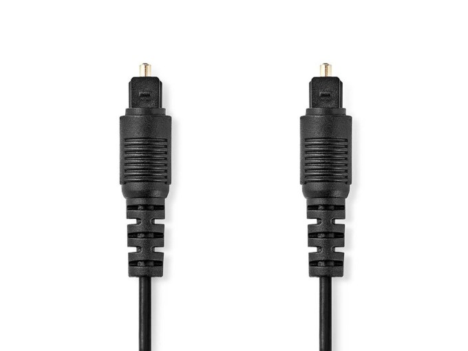 Optický kábel TOSLINK 2m Nedis CAGP25000BK20