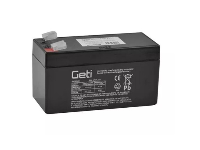 Olovený akumulátor 12V / 1,2Ah Geti