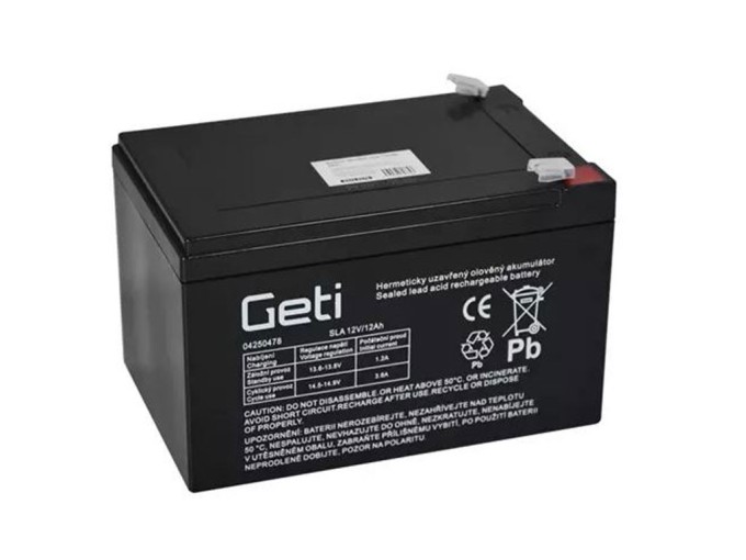 Olovený akumulátor 12V 12Ah Geti