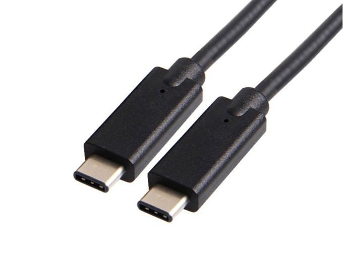 USB C 3.1 Prepojovací Kábel 0,5 m - čierny