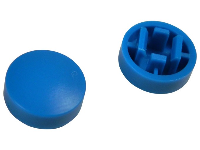 Kulatý modrý hmatník pre mikrospínače B3F-4055 a B3FS-4055P