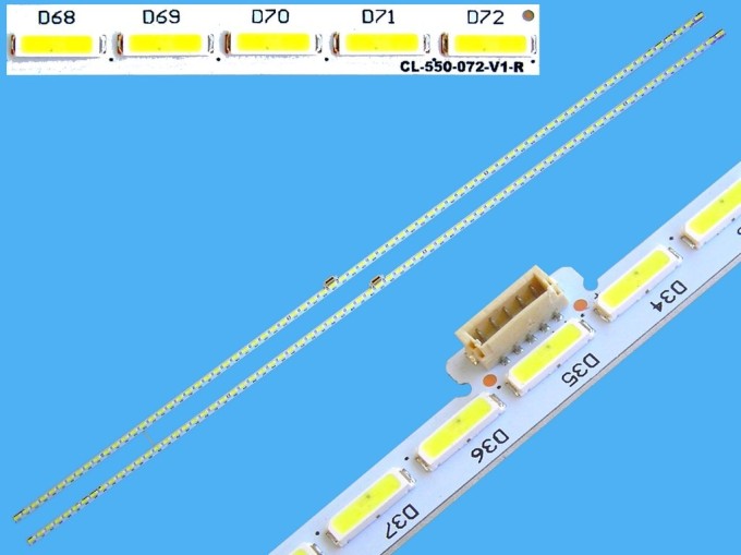 LED podsvit EDGE 604mm sada pre Philips TV