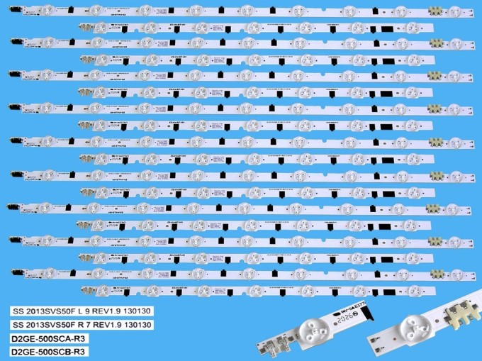 LED podsvietenie sada pre Samsung 50" - DLED TOTAL ARRAY BN96-27901A + BN96-27900A