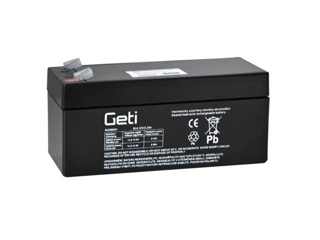 Olovený akumulátor 12V 3,3Ah AGM Geti