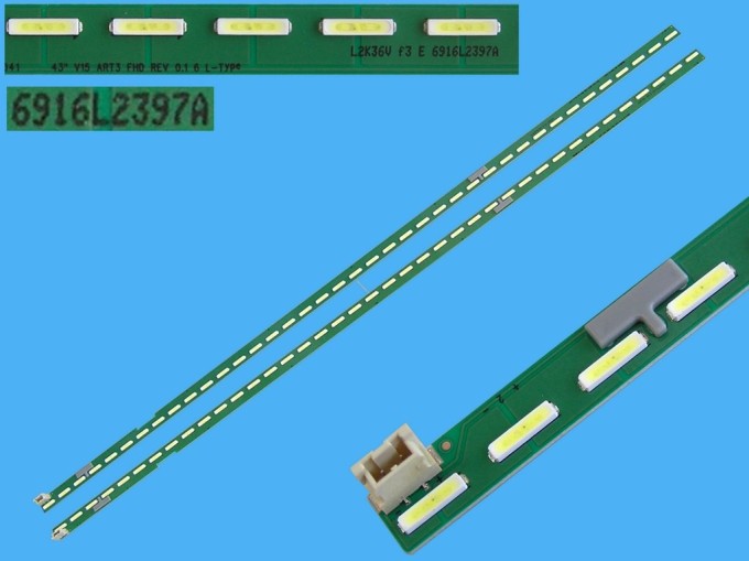 Sada LED podsvietenia EDGE 468mm pre TV LG - 39 + 39 LED