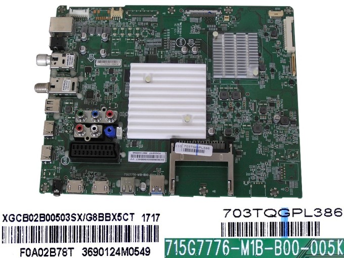 Základná doska LCD LED Philips XGCB02B00503SX/G8BBX5CT / Main board assy 715G7776-M1B-B00-005K