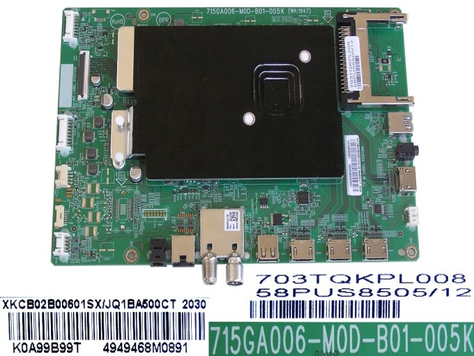 LCD LED modul základná doska Philips 715GA006-M0E-B01-005K/715GA006-M0E-B01-005G