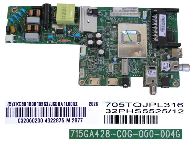 LCD LED modul základná doska Philips XKCB01B00102SX/JSOBA1L00SX