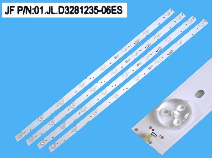 LED podsvet 617mm pre LCD panel 32" - sada 4 pásikov JL.D3281235-06ES