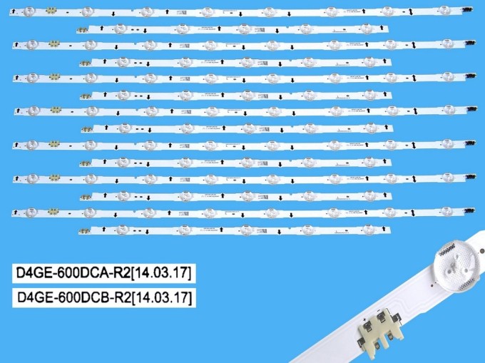 LED podsvit Samsung 60" - sada 14 pásků BN96-30433A a BN96-30434A