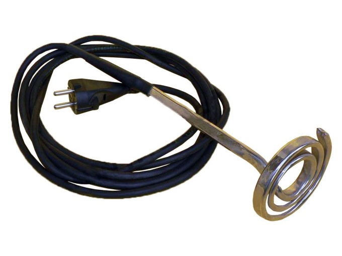 Ponorný ohrievač vody 2000W 230V, priemer 100mm, výška 300mm