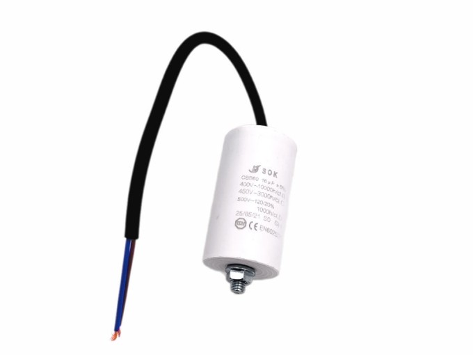 Kondenzátor rozbehový 16µF s káblom TC886HS