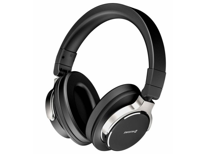 Bezdrôtové slúchadlá SWISSTEN JUMBO s Bluetooth EDR - čierna