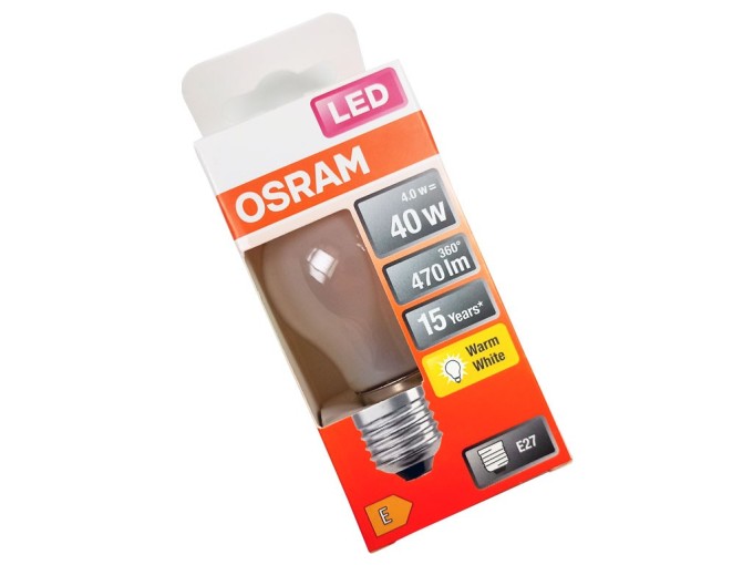 LED žiarovka OSRAM STAR E27 4W/827 2700K 470lm