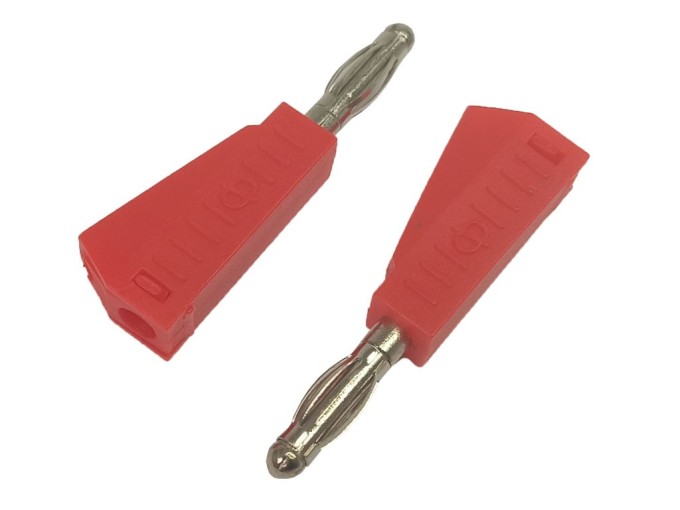 Banánik letovací so zdierkou 2ks červený