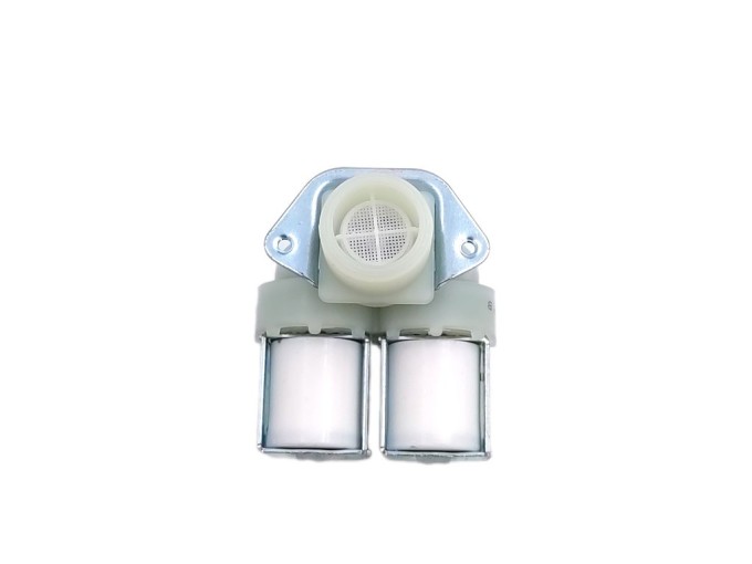 Elektromagnetický dvojcestný napúšťací ventil pre automatické práčky