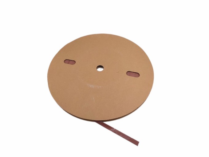 Hnedá smrštiteľná bužírka 8/4 mm