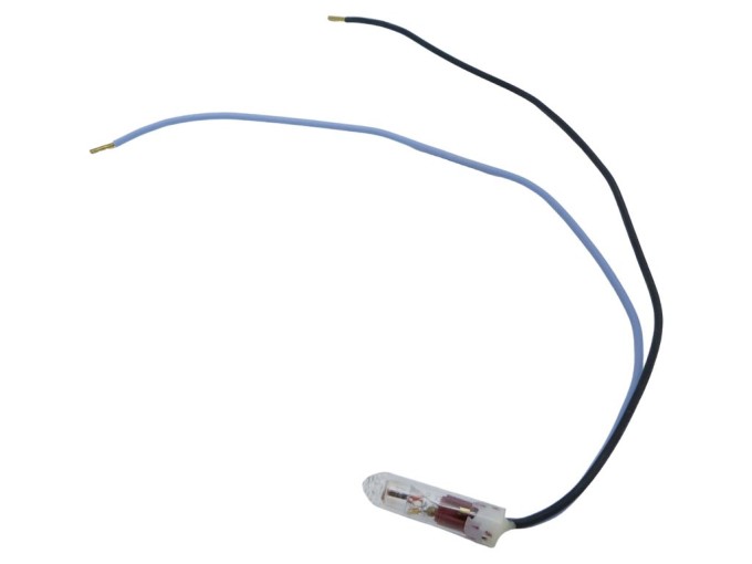 Doutnavka 230V s káblami bez krytky