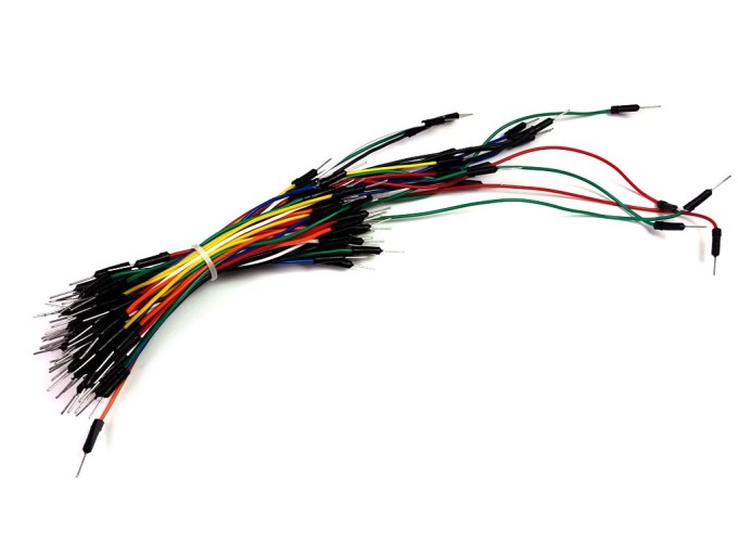 Prepojovacie káble pre neprepájateľné kontaktné pole - sada 75 ks