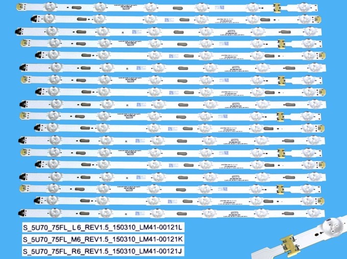 LED podsvit 1560mm sada pre Samsung 75" TV - 18 pásov