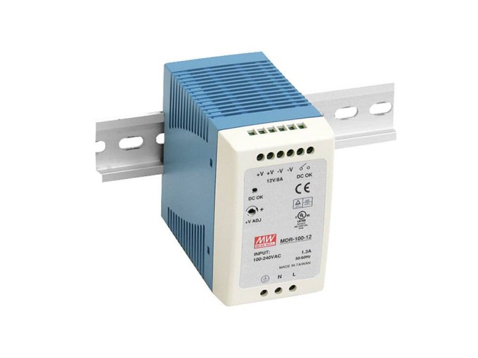 Spínaný napájací zdroj 24V / 4A MDR-100-24 MEAN WELL