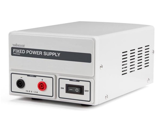 Lineárny stabilizovaný zdroj 13,8V DC / 3A FPS1303 Velleman