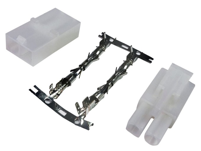 Napájací konektor Tamiya 2 piny 6,2mm - pár