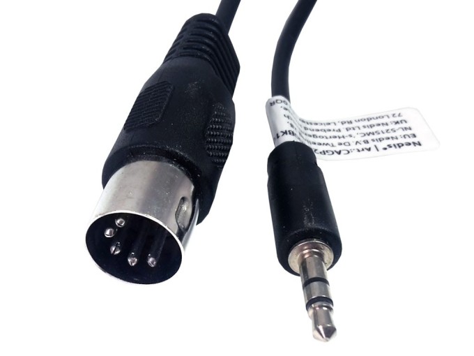 Kábel 3.5mm jack na DIN 5 kolíka (samec) 1m Nedis