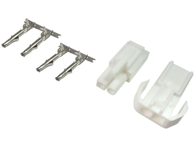 Napájací konektor Tamiya mini 2 piny 4,5mm - pár