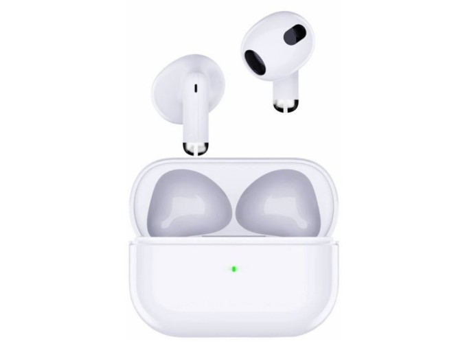 Slúchadlá SWISSTEN miniPODS TWS Bluetooth, biela