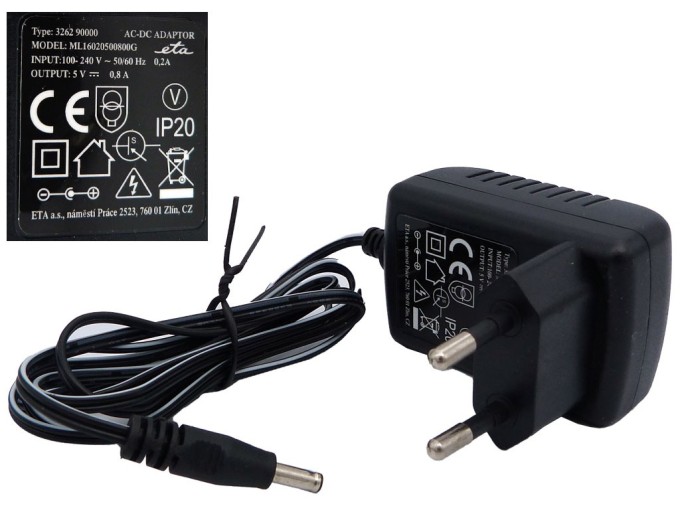 Nabíjací adaptér pre čistič okien ETA 3262